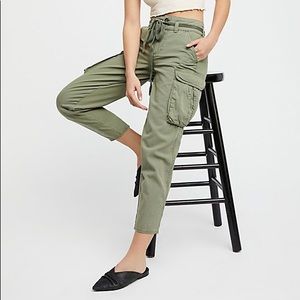 Free People Military Green Pants